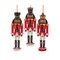 KSA Club Pack of 24 African American Nutcracker Christmas Ornaments 6"